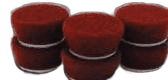 1.375" x .75" Maroon Foam Grip Pad