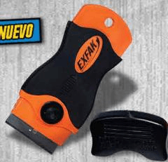 Scraper de Plástico con Cuerpo de Goma